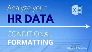 Conditional Formatting (EXCEL) for HR Reports - Here is a quick demo of one way to use it in HR.