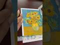 Van gogh sunflowers recreation with gouache colors #art #gouache #creative #vangogh #sunflowers