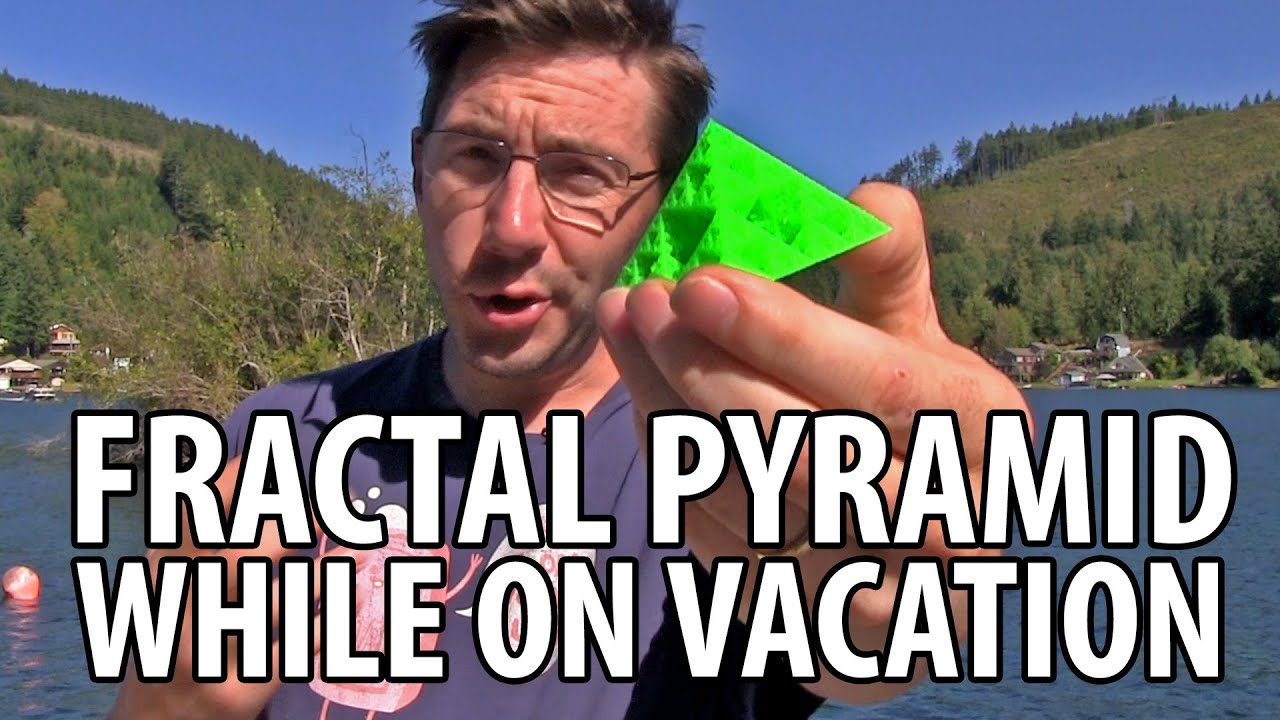 3D Printing: Ultimaker Fractal Pyramid with Matterhackers PRO PLA and a Heat Gun