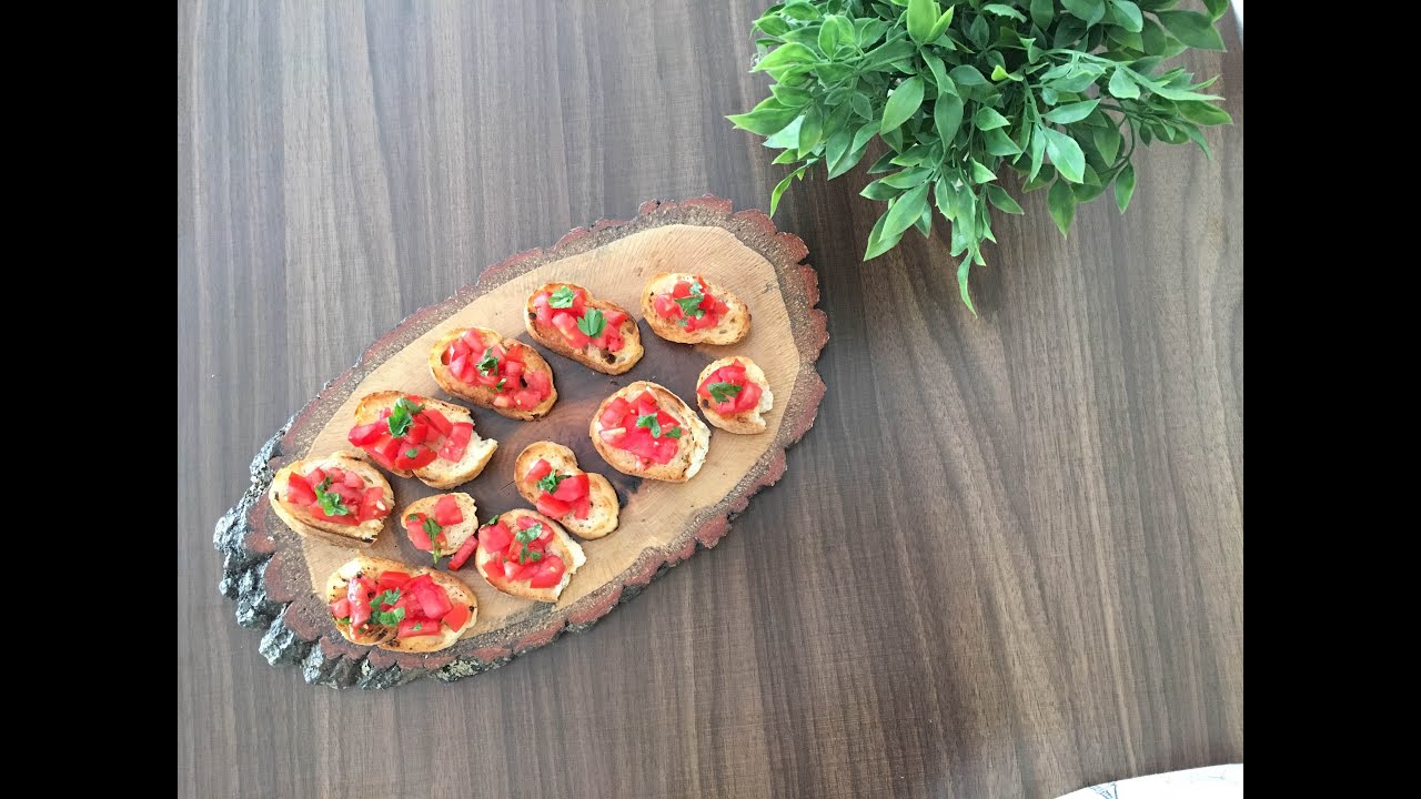 Maydanozlu Bruschetta Tarifi – Pratik Tarif / Yemek Tarifleri – Melis’in Mutfağı