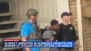 Suspect in CPD Ofc. Luis Huesca