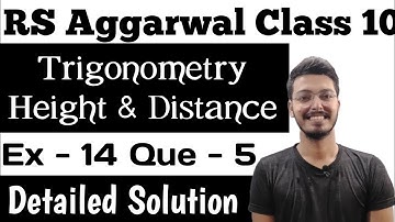 The angle of elevation of the top of a tower at a distance of 120 m from a point A on the ground is