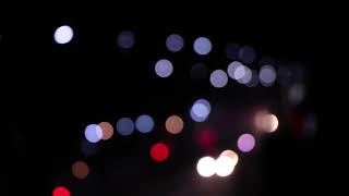 Blur Bokeh Car Lights on Road Free Video Footage Download 1