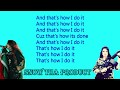 SNOW THA PRODUCT - HOW I DO IT - LYRICS VIDEO