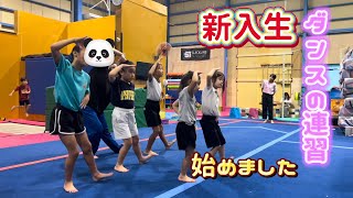 新入生ダンスの練習がスタート