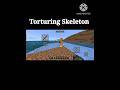 Torturing Skeleton In Minecraft