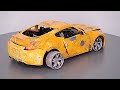 Diecast Restoration Customization Damaged Nissan 370z Abandoned Diecast Cars Resurrection