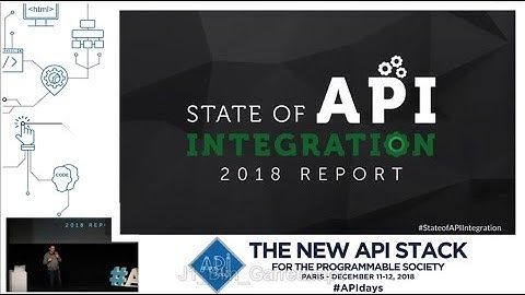 APIdays Paris 2018 - State of API Integration, Ross Garrett, VP Product & Marketing, Cloud Element
