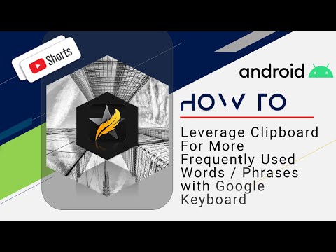 Android Tips: How To Activate Clipboard For Typing More Frequently Used Copy & Paste Phrases #Shorts