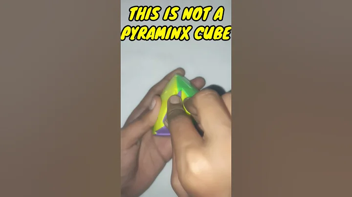 This one is different from that PYRAMINX CUBE #cubing #viral #shorts