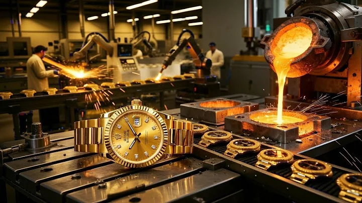 Inside the Rolex Gold Factory – How Solid Gold Becomes a $50,000 Luxury Watch (Full Process)