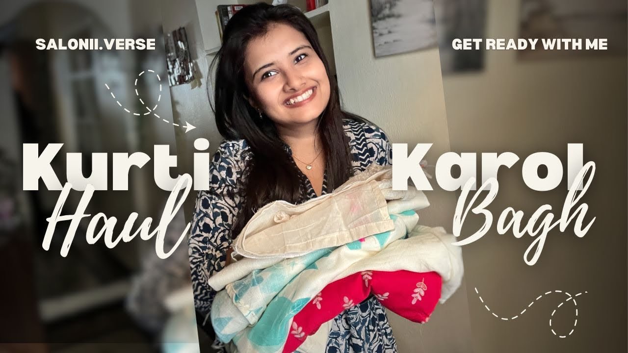 Is Karol bagh worth the  hype?? |salonii.verse| #shoppingvlog #shoppinghaul #delhistreetshoping 