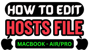 How to edit the hosts file in MacOS | Macbook Pro | Macbook Pro 2024
