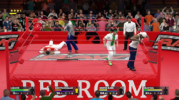 Def Jam 2K17 - Ludacris vs Ghostface Killah vs Memphis Bleek vs Sean Paul - Red Room