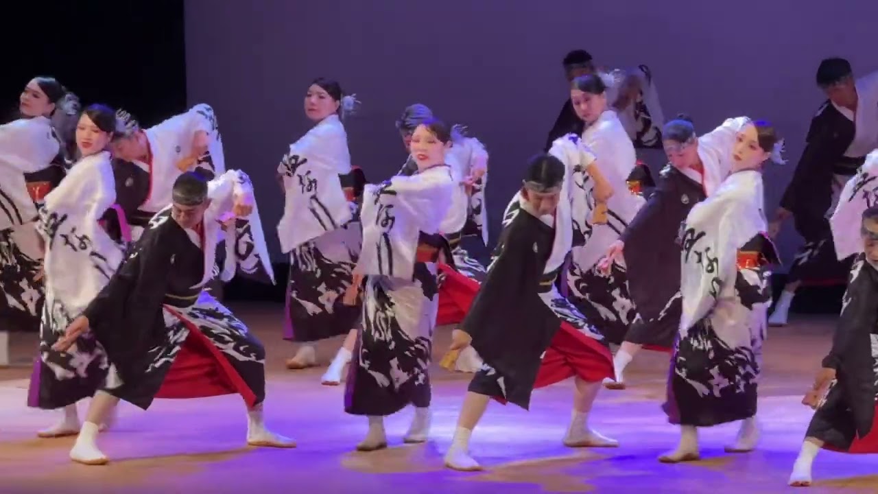 富山よさこい祭り2025  藍なり