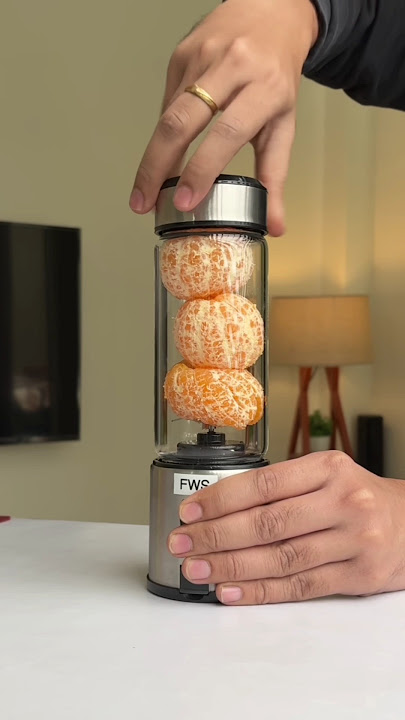 Will this mixer be able to mix three oranges? #shortsvideo