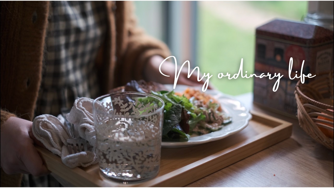 【暮らしのvlog】春の陽気を感じるイギリスの田舎で猫とジブリな暮らし/主婦の日常/一年草切花の種植え開始/カフェ風ランチ/イギリス北部田舎暮らし/