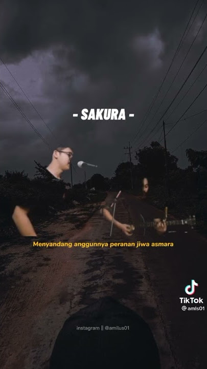 story wa Cover lagu - sakura || status WhatsApp cover gitar