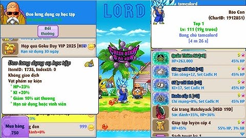 Ngọc Rồng Online | Review sự kiện đổi điểm. Đi khi lv111 bằng dàn bom 9s chỉ với 4p