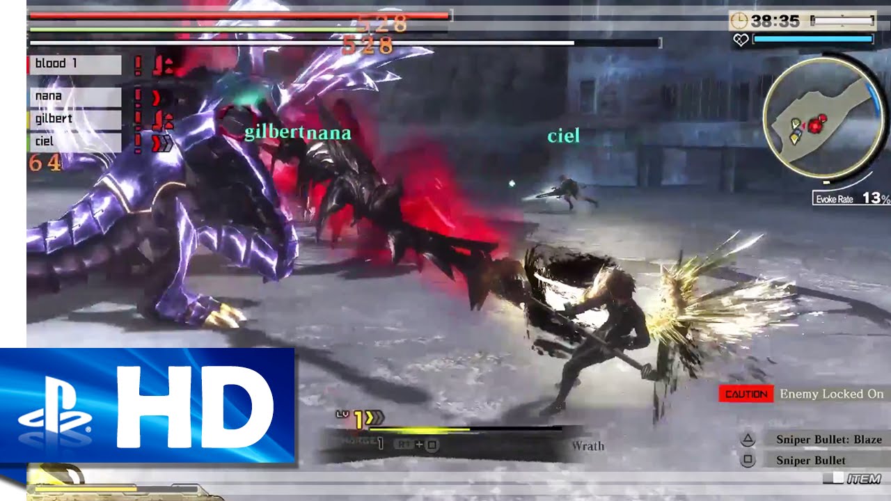 God Eater 2 Rage Burst 2016 Blood Rage Gameplay Trailer Ps4 Ps Vita Youtube