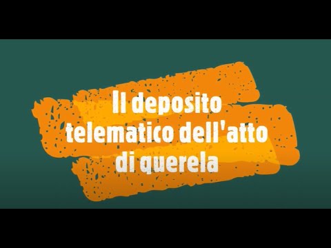 [Tutorial] Il deposito telematico della querela