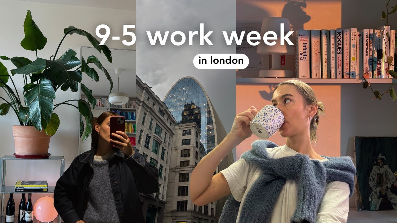 rainy, calm days living and working in london | easing into office days with nature & comfort food