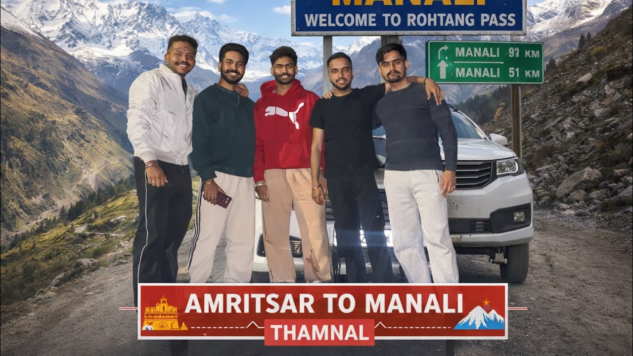 Ye sab kya chal raha hai bhi Amritsar se Manali ka safar 😂❤️ || with Borthers || #subscribe #vlogs 