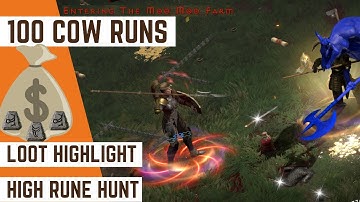 100 Cow Runs: Diablo 2 Resurrected | Loot Highlights