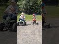 Grandma Races Grandchildren #quad #2stroke #powerwheels #learning  #grandma #dirtbike #entertainment