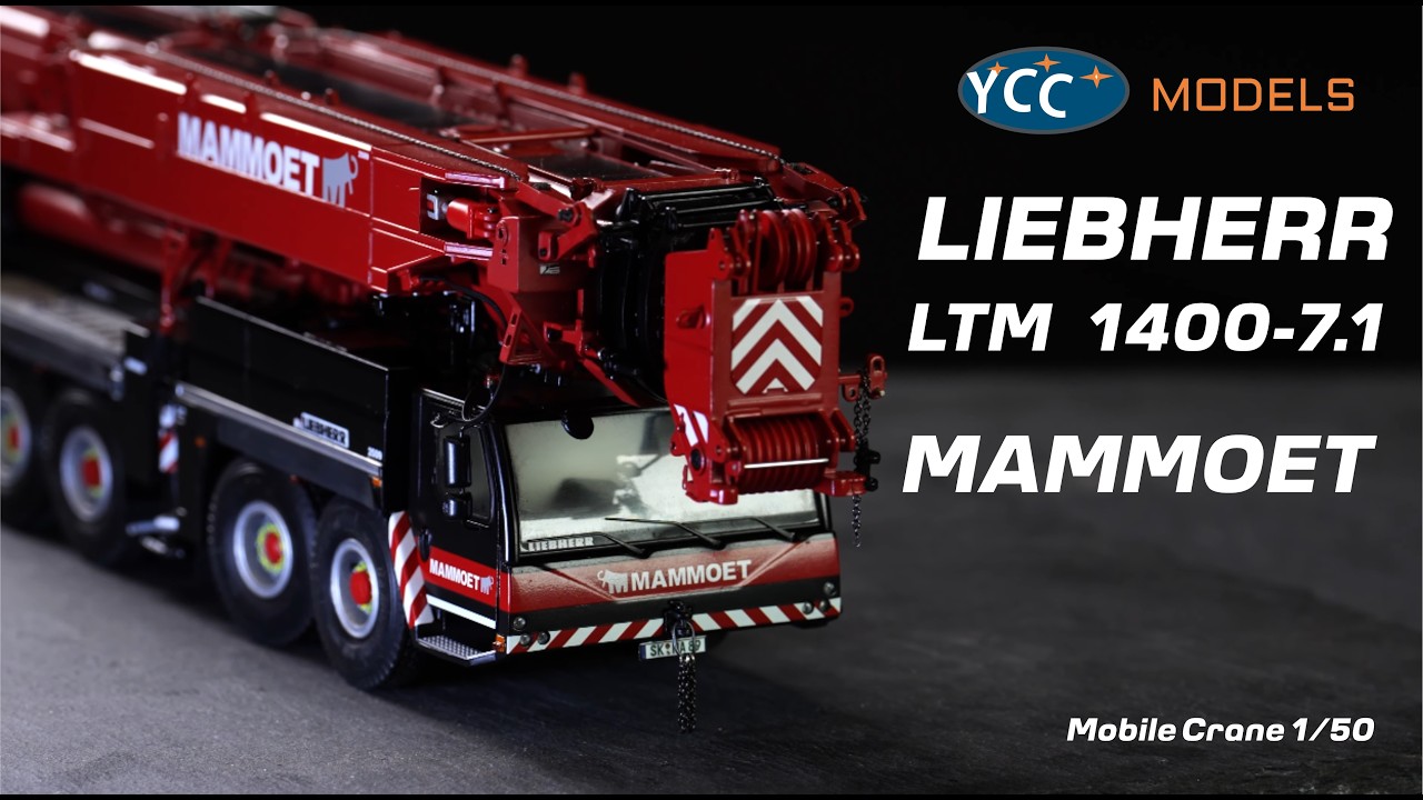 YCC LTM 1400-7.1 MAMMOET 1/50 - YouTube