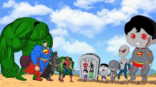 Rescue Team Hulk, Superman,Spiderman BaBy from the Infection of Zombies: Back from the Dead | FUNNY