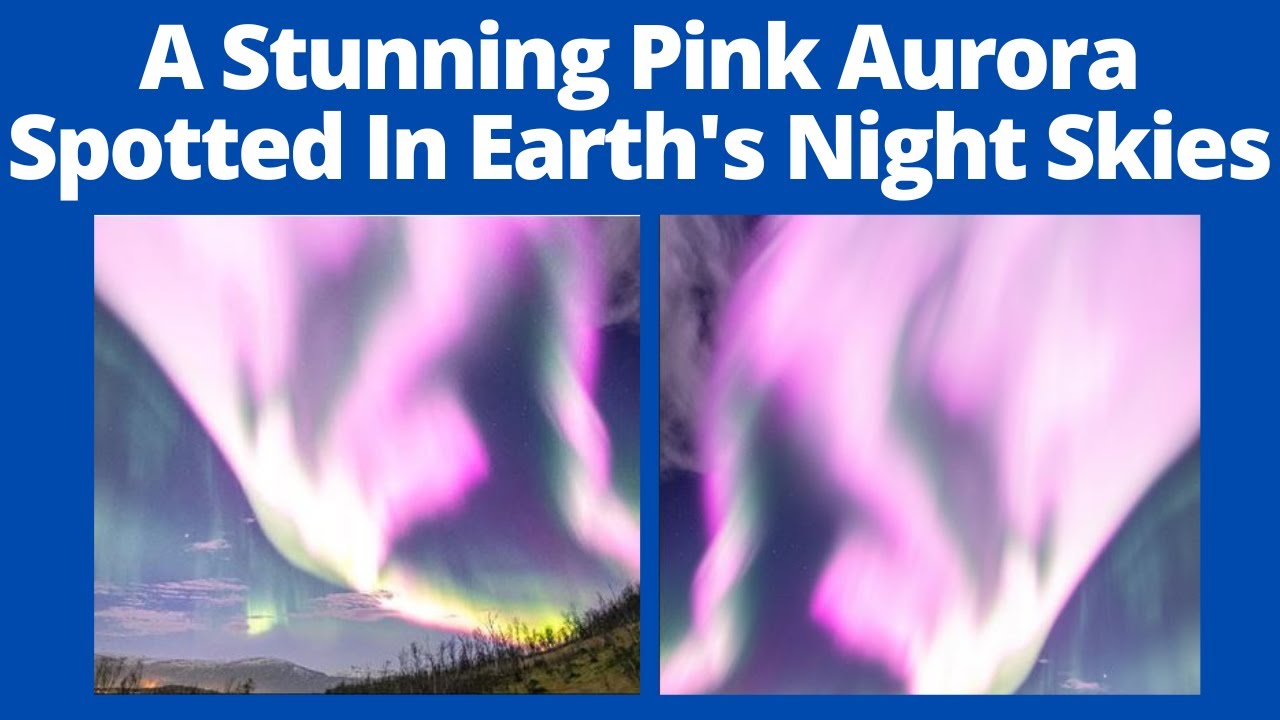 ほとんど起きたことがない ノルウェー上空にめずらしい ピンク色のオーロラ が観測される Pen Online