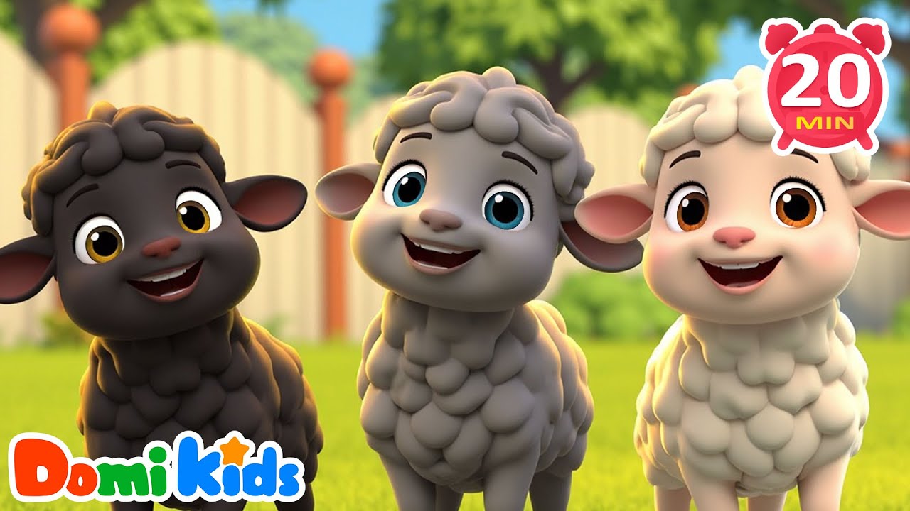 Baa Baa Black Sheep🐑Have You Any Wool? | Farm Animals | Animal Songs & Nursery Rhyme | Animal Party