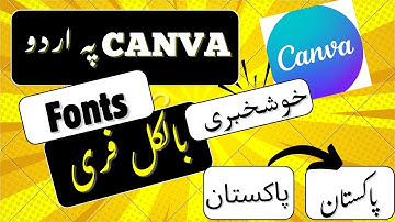 How to use urdu fonts in canva | How To Type Urdu In Canva | How To Write Urdu in Canva | Tutorial