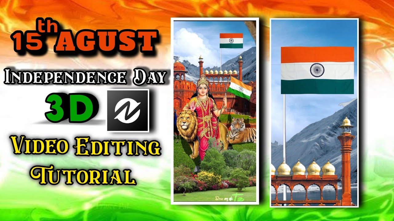 Independence Day Special 3D whatsap status video|editing tutorial|Node Video|| Editing tutorial