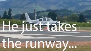 Disrespectful Cirrus Pilot Takes Occupied Runway