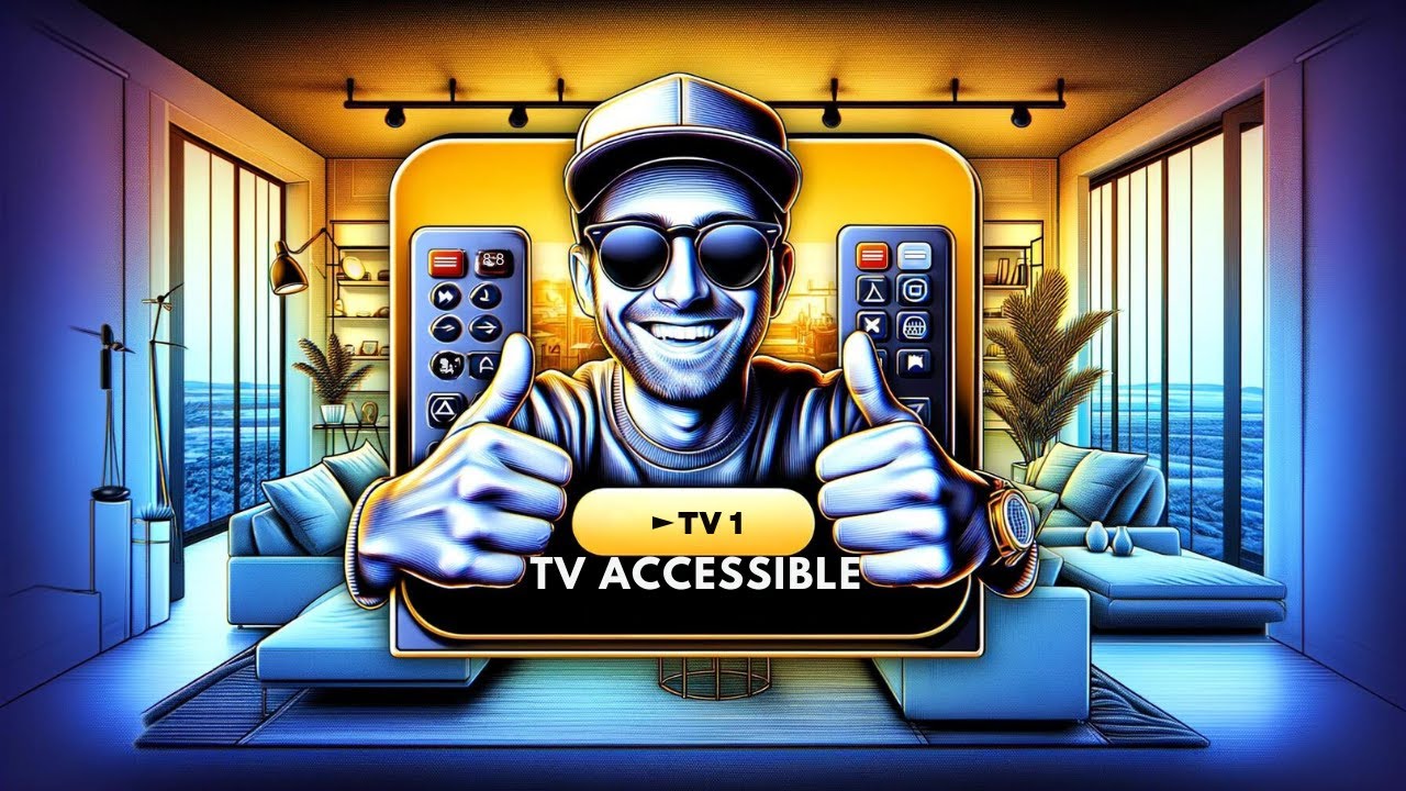 Télécommande Universelle TV 1 : Télécommande accessible pour personnes  malvoyantes pour télévision 