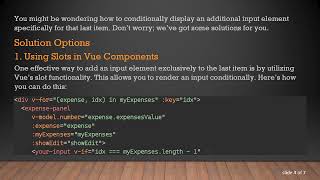 How to Target Only the Last Item in a Vue.js v-for Array