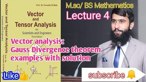 Vector analysis: Gauss