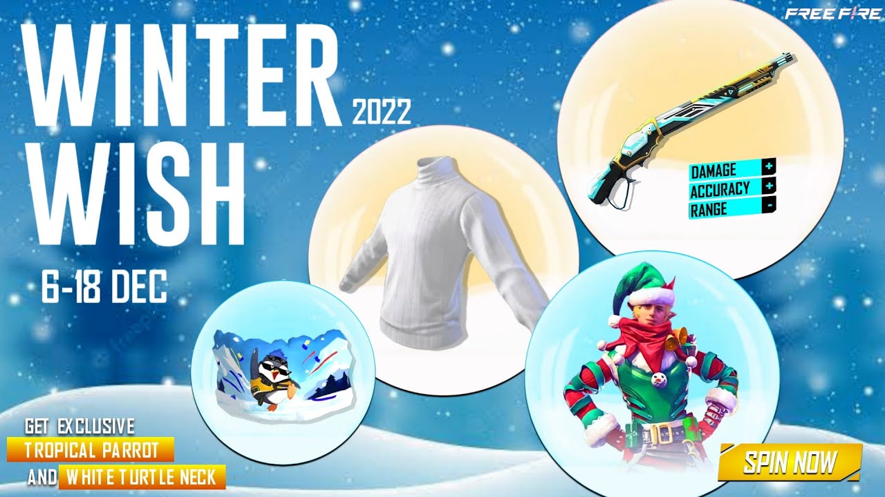 WINTER WISH EVENT 2022 | WINTER WISH EVENT KAB AAYEGA | FREEFIRE WINTERLAND EVENT | FF NEW EVENT | 🔥