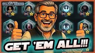 How To Unlock Every Journey Lightspeed Token on Day One in Star Wars: Galaxy of Heroes!!!