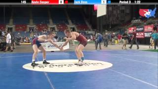 Fargo 2012 145 Round 7: Kevin Cooper (Kentucky) vs. Jack Bass (Texas)