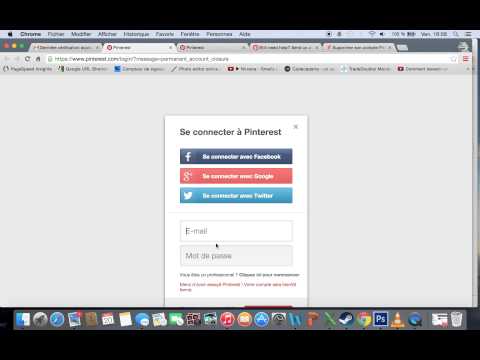 Comment supprimer un compte Pinterest