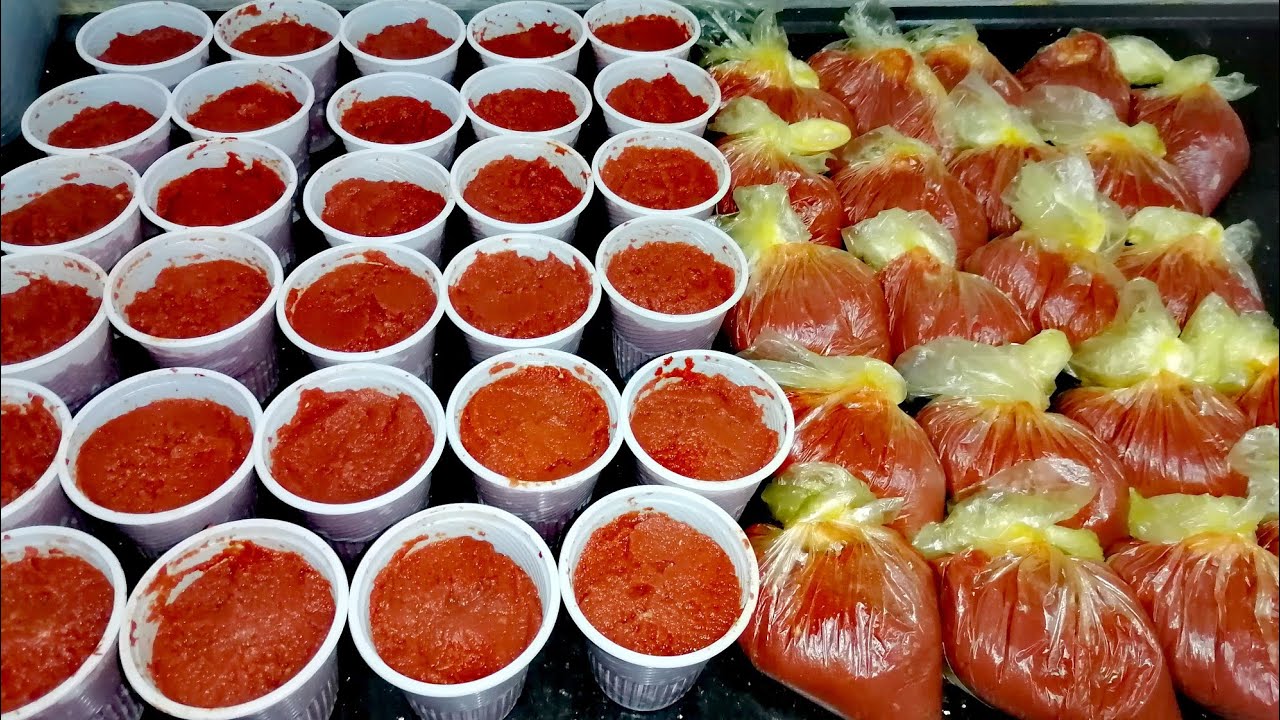 معجون الطماطم🍅بكل اسراره طريقتي في الإحتفاظ بالطماطم مدة سنة واكثر ناجحة ومضمونة 100/100