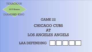 TDK Season 1 - 2015 - G22 - CHC@LAA - Basic Stratomatic
