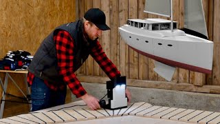 Building Temporary Hull Frames With New TECHNOLOGY- Ep. 325 RAN Sailing