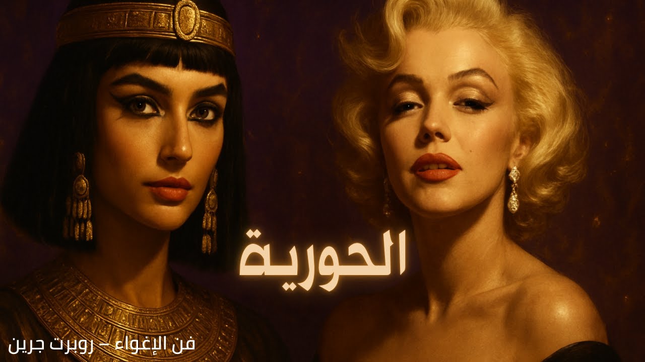 الحورية أول أنماط الشخصية المغوية، فن الإغواء لروبرت جرين كليوباترا ومارلين مونرو#فن_الإغواء#الحورية