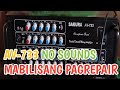 Amplifier AV-733 NO SOUNDS