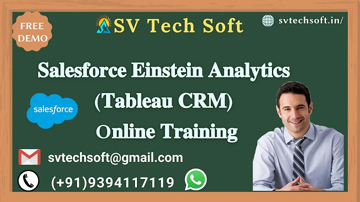 Salesforce Einstein Analytics(Tableau CRM) Online Training Demo 01-December-2021