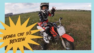 Honda CRF 50 Review // Dirt Bike for Kids With Training Wheels